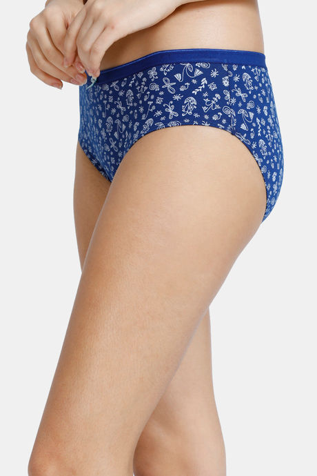 Zivame Anti-Microbial Low Rise Full Coverage Hipster Panty (Pack of 3) - Multicolor — image 12